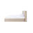 Viski Upholstered Platform Bed In Brun Boucle-100964991