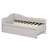 Upholstered L-Shaped Daybed With Pop Up Trundle-1124863889