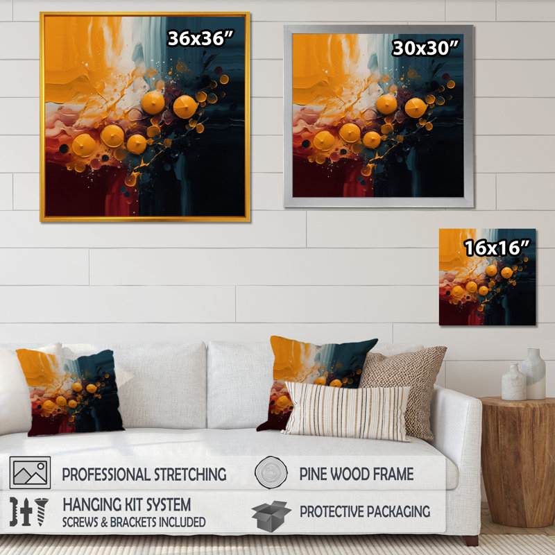 Oktaha dansant avec de l'eau III, H 16 po x l 16 po x P 1 po, Toile tendue