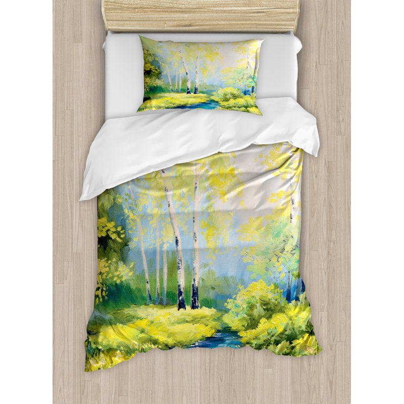 Country Rustic Floral Duvet Cover