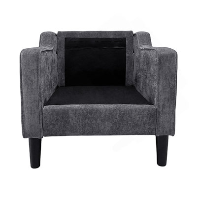 Comfy And Supportive Accent Chair With Thick Padded Cushion, Ideal For Relaxation And Modern Interiors