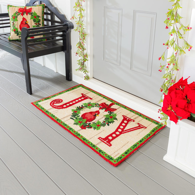 Tapis intérieur / extérieur en polypropylène, Cardinal Joy, 24 po x 42 po