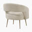 Fauteuil d'appoint 27,5 po Candide Modern Glam-1690656006