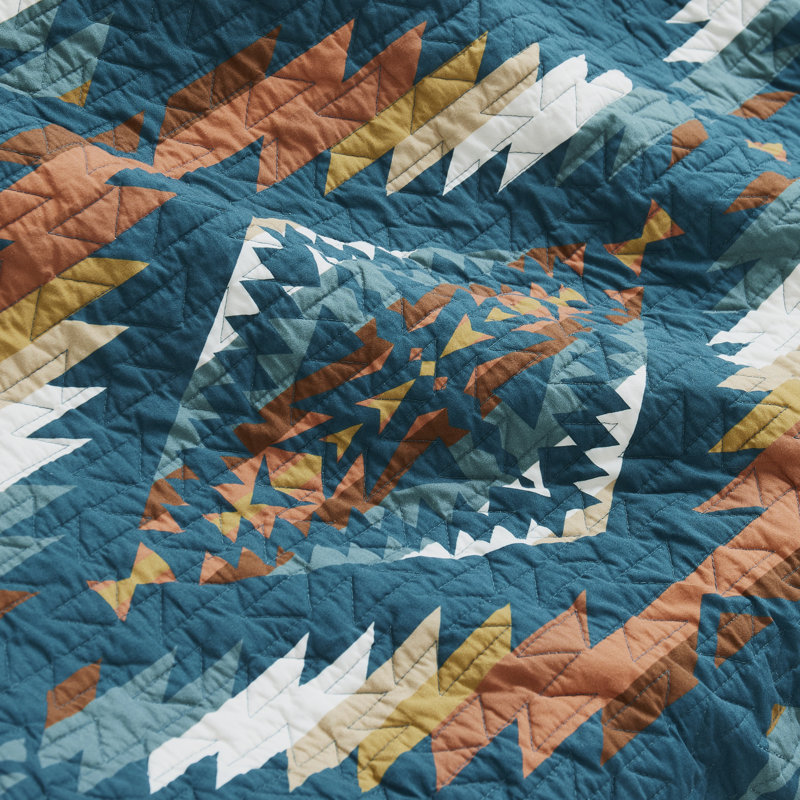 Pendleton Summerland Coverlet Set Full/Queen, Queen Coverlet + 2 Shams