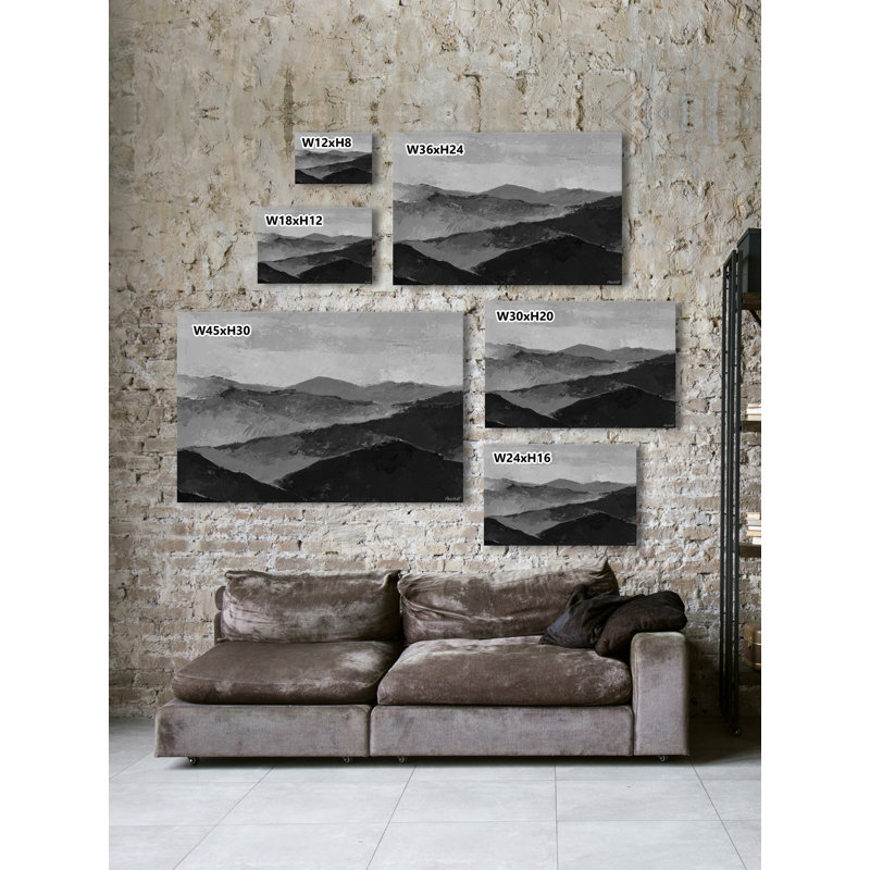 «Climbing My Way», reproduction sur toile tendue, H 30 po x l 45 po x P 1,5 po