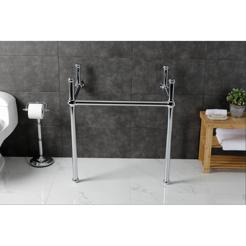 Kingston Brass Fauceture Brass Console Sink Legs, Polished Chrome
