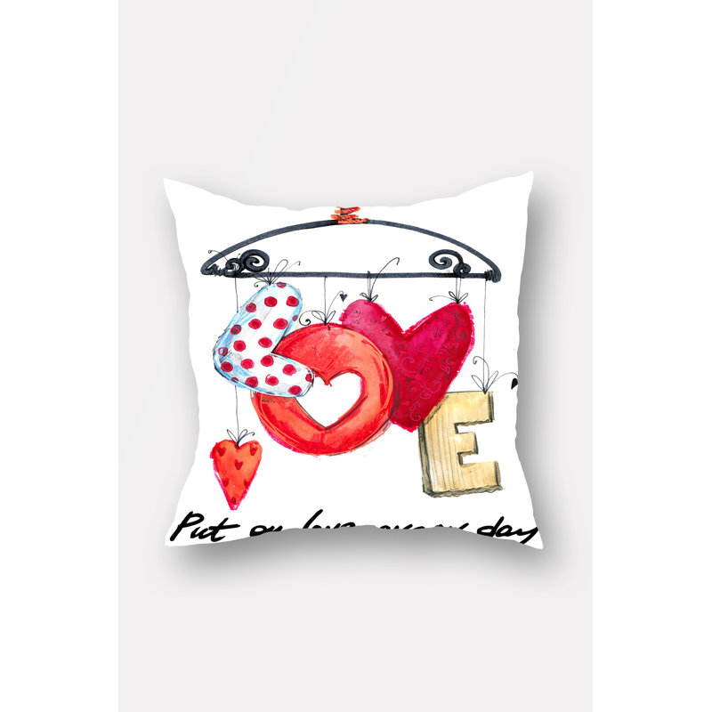 Housse de coussin Harjo Love Square