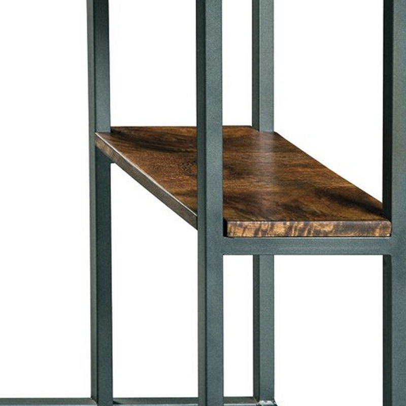 Solid Wood Top End Table