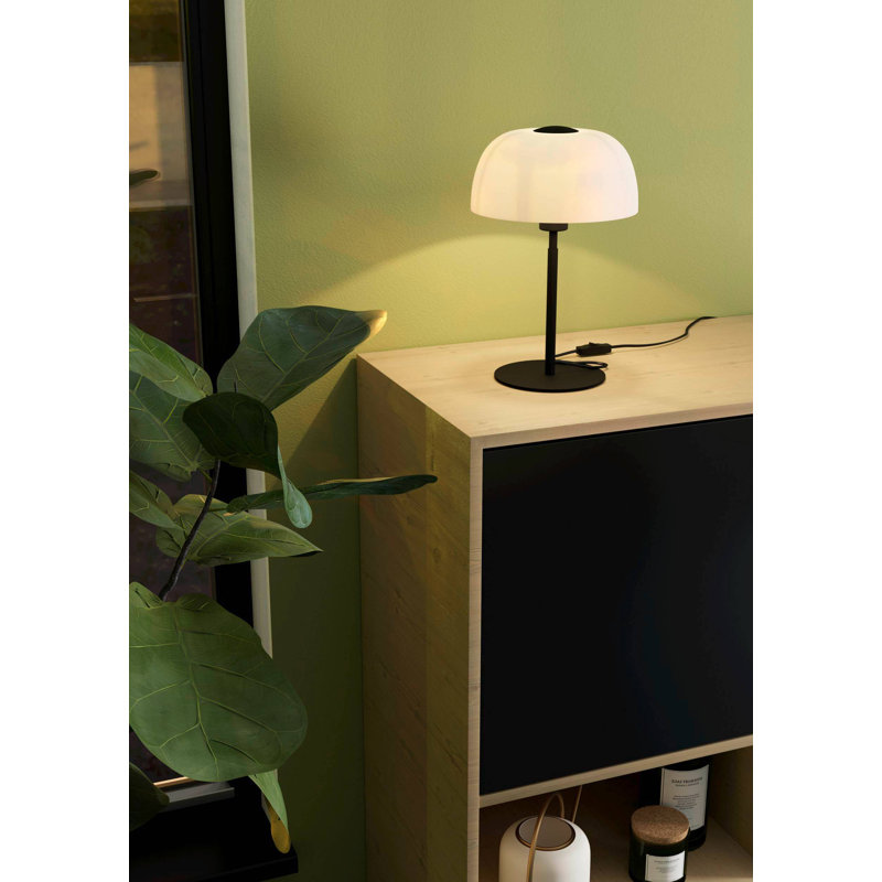 Aikin Metal Table Lamp, White