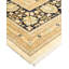 Tapis unique noué à la main ivoire Hever, 8 pi 3 po x 8 pi 9 po