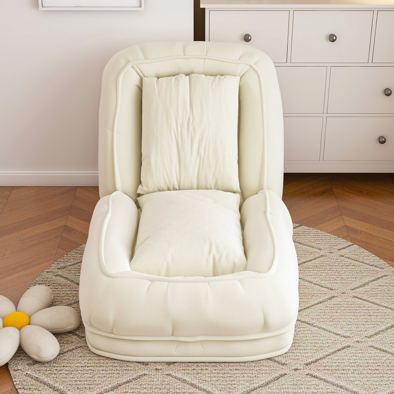 Lit pliant peu encombrant pour adultes et animaux de compagnie, 90 180 réglables, 2 coussins moelleux, velours côtelé confortable, rembourré avec 5 positions de réglage, pliable, convient au salon de la chambre à coucher, est livré
