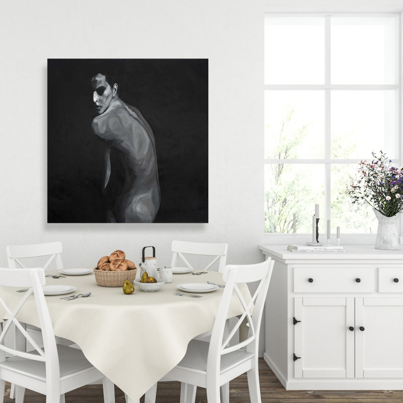 Dénudé - Toile grise de salon pour une décoration intérieure élégante