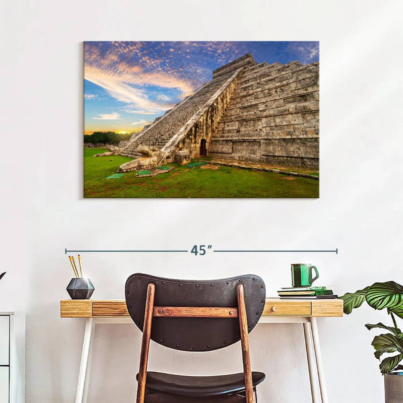Adella Kukulcan Step Pyramid, 26" H x 39" W