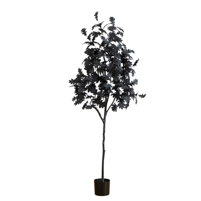 Chêne artificiel noir d'Halloween, H 72 po x l 32 po x P 32 po