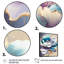 Glace bleue et mauve, aquarelle, fleur II - art mural floral-1808720598-1808720592