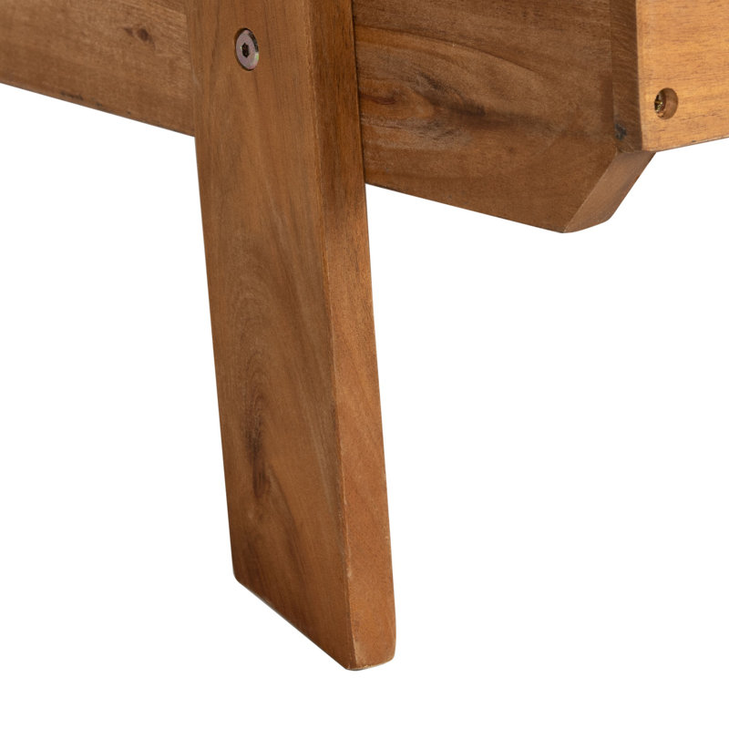 Chaise Adirondack en bois Melida, Naturel