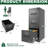 3 Drawer Vertical File Cabinet With Lock, A4 Legal/letter Size, Construction, Quiet Operation , Smooth Surface-810726095