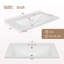 Ensemble de meuble-lavabo avec lavabo 30 po, armoire de salle de bain verte avec tiroirs, structure solide et panneau de fibres à densité moyenne-789353837