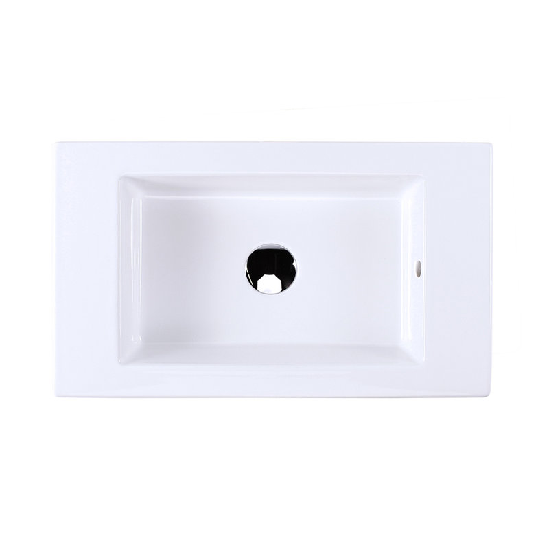 Dimini 23.75'' L Bathroom Sink, Wall Mounted Faucet