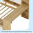 Wooden L-Shape Daybed With Seven Storage Cabinets And Two Storage Drawers, Multi-Functional Bed With Study Desk And Built-In Bookshelf-111514412-111514414