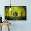 Marvellous Elephant In A Green Forest In Abstract - Wrapped Canvas-55309791