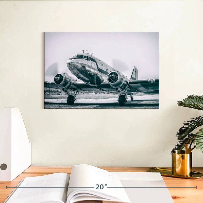 Avion à hélice Mehar Douglas DC-3, H 8 po x l 12 po