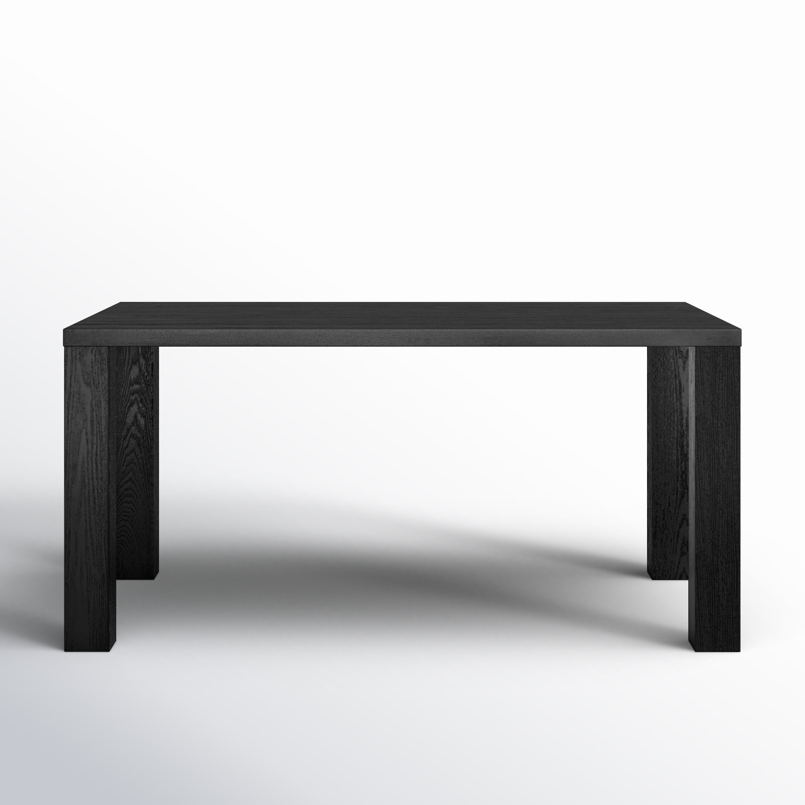 Carson 63" Dining Table, Black, 29" H x 84.3" L x 36.2" W