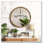 Miroir mural en bois naturel 23,62 po Rund