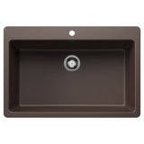 Liven SILGRANIT 33" L x 22" W Drop-In/Undermount Kitchen Sink
