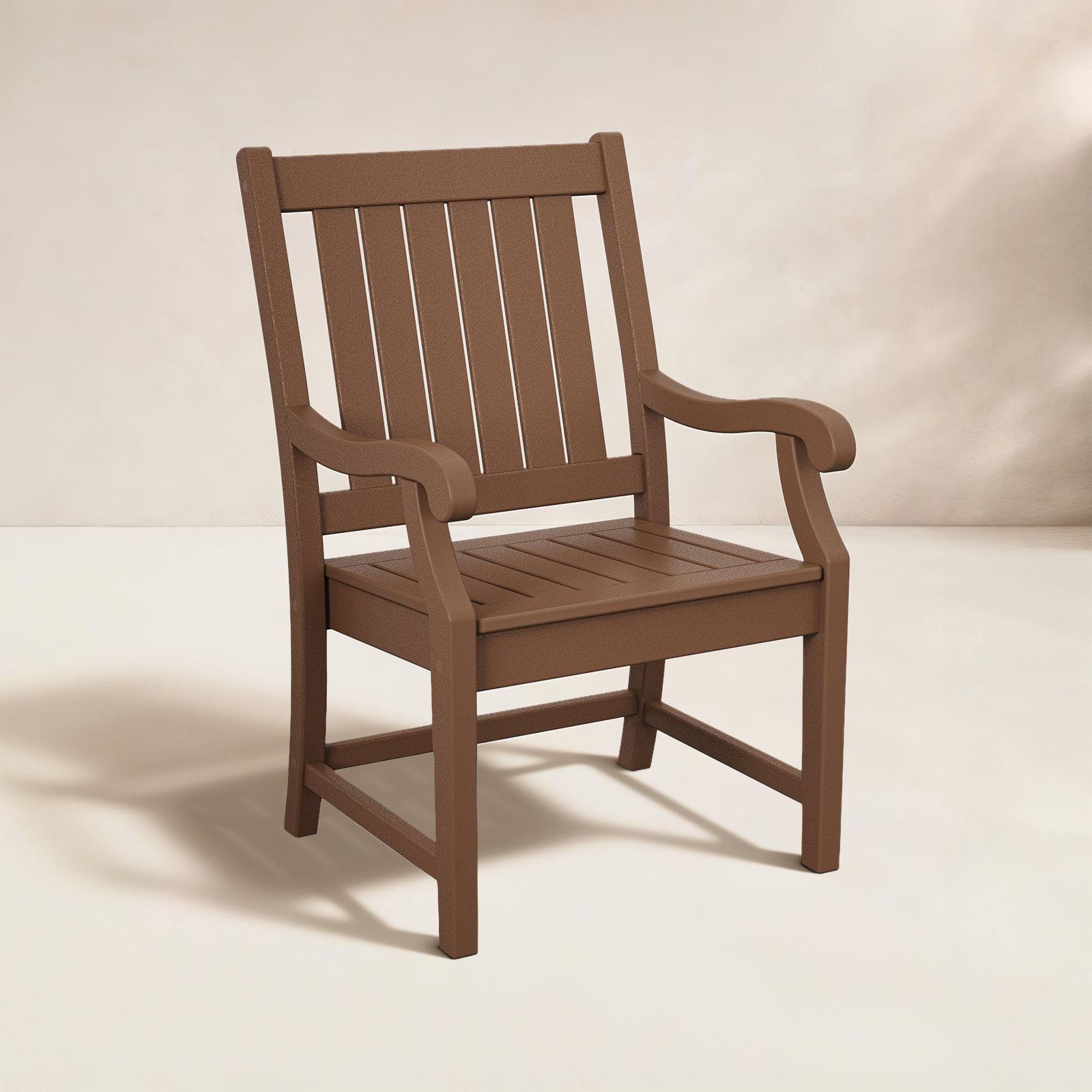 POLYWOOD® Verlyn Patio Armchair, Teak