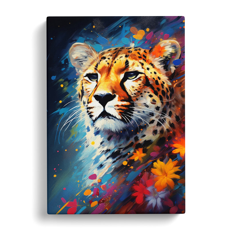 Cheetah Modern - Wrapped Canvas, 76cm H x 50cm W x 3cm D