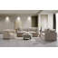 Fauteuil d'appoint pivotant beige