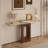 Picture color Stone +  Solid Wood Rectangular Console Table-1631070913