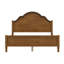 Cadre de lit plateforme en bois rétro, cadre de lit Mid Century avec tête de lit courbée et pied de lit classique-1162940169-1162940180