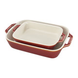 Staub Ceramic 2-piece Rectangular Baking Dish Set