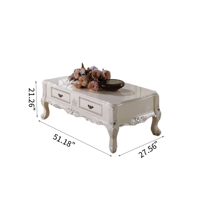 Table basse en bois massif