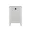 Table de chevet 3 tiroirs avec station de charge, ports USB et prises de courant, table de chevet moderne en bois pour les chambres