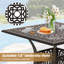 Table bistro Leatherwood