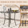 Kasandra Round Metal Base Dining Table