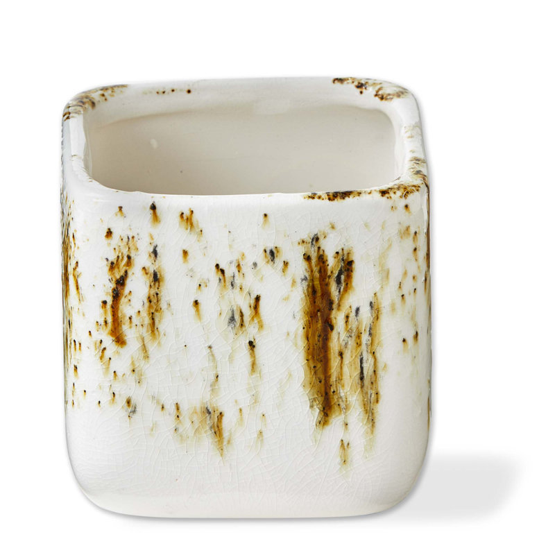 Square Planter Small, 5.75" H x 6.6" W x 6.6" D