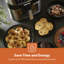GEEPAS Digital Air Fryer Vortex Technology 9.2L Basket LED Touch Display 60Min Timer 1800W