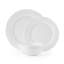 Bentlee 12-Piece Lightweight Chip-Resistant Bone China Dinnerware Set, Service for 4