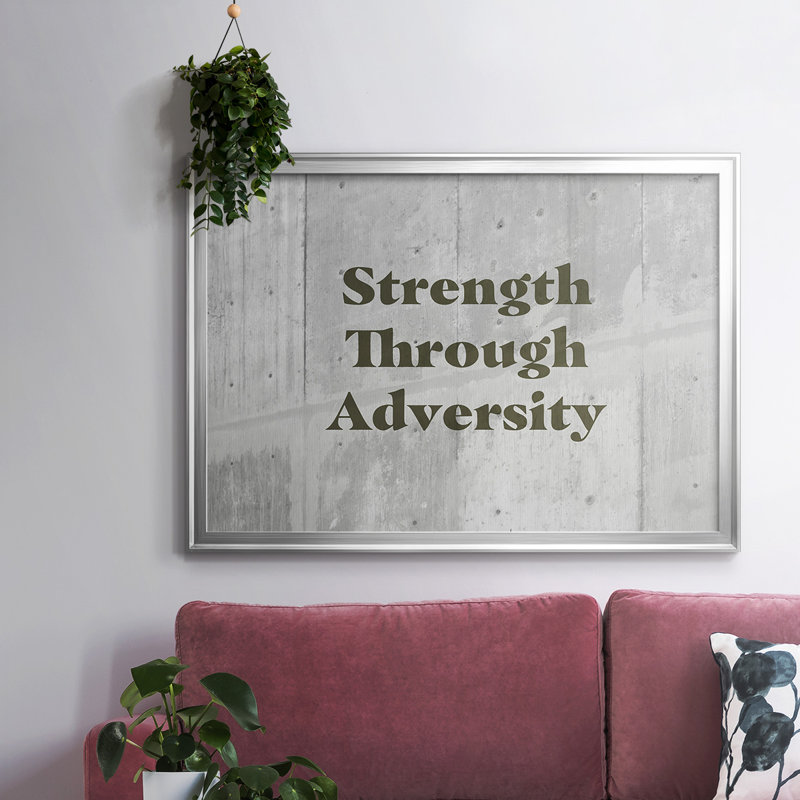 BroInspo VII, reproduction d'art sur toile, Argent, H 26 po x l 38 po x P 1,5 po