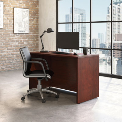 Bureau 48 po x 24 po, finition rouge