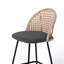 Upholstered Chenille Bar Stool-641677304