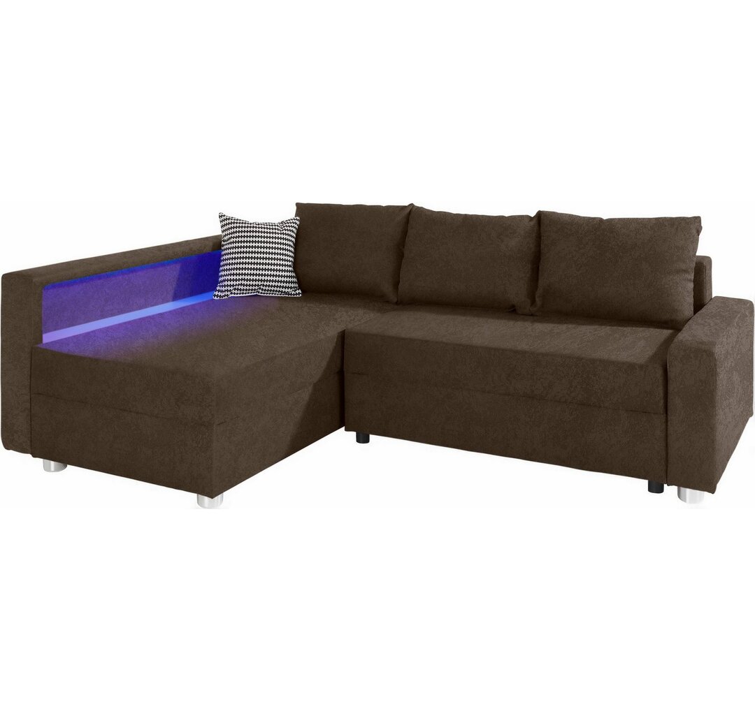 Ecksofa Domingo mit Bettfunktion