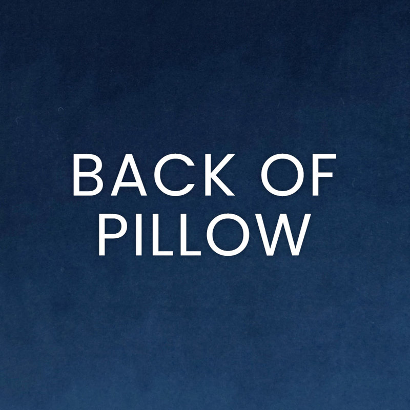 Toro Pillow Cover & Insert, Navy, Square 24"