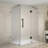 Avalux Frameless Corner Hinged Shower Enclosure with Clear Glass-616305691-647419348