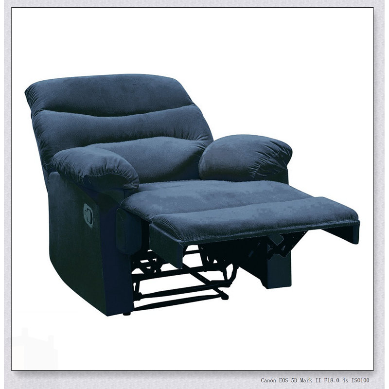Fauteuil inclinable bleu Arcadia, Tissu bleu