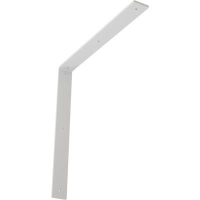 2"W x 18"D x 18"H Hamilton Steel Bracket, White Primer